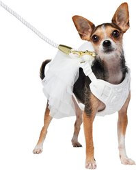 Frisco Wedding Rosette Removable Dress Skirt Dog Harness, XS: 11 to 15-in chest