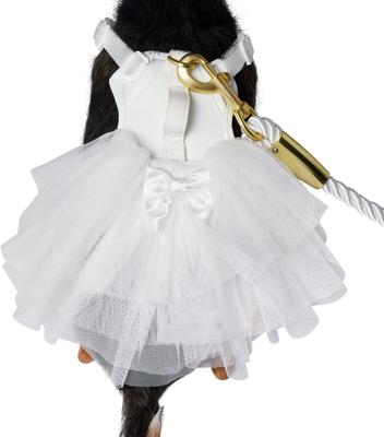 Show full view: Frisco Wedding Rosette Removable Dress Skirt Dog Harness, XS: 11 to 15-in chest slide 2 of 11