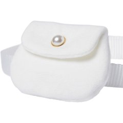Frisco Wedding Velvet Dog & Cat Ring Pouch, One Size