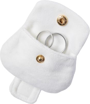Show full view: Frisco Wedding Velvet Dog & Cat Ring Pouch, One Size slide 3 of 9