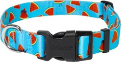 Frisco Watermelon Print Summer Dog Collar, Watermelon, L/XL: 18 to 26-in neck, 1-in wide