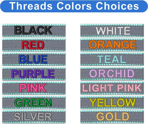 Show full view: Pawtitas Personalized Reflective Martingale Dog Collar, Teal, Medium: 13 to 20-in neck, 3/4-in wide slide 2 of 10