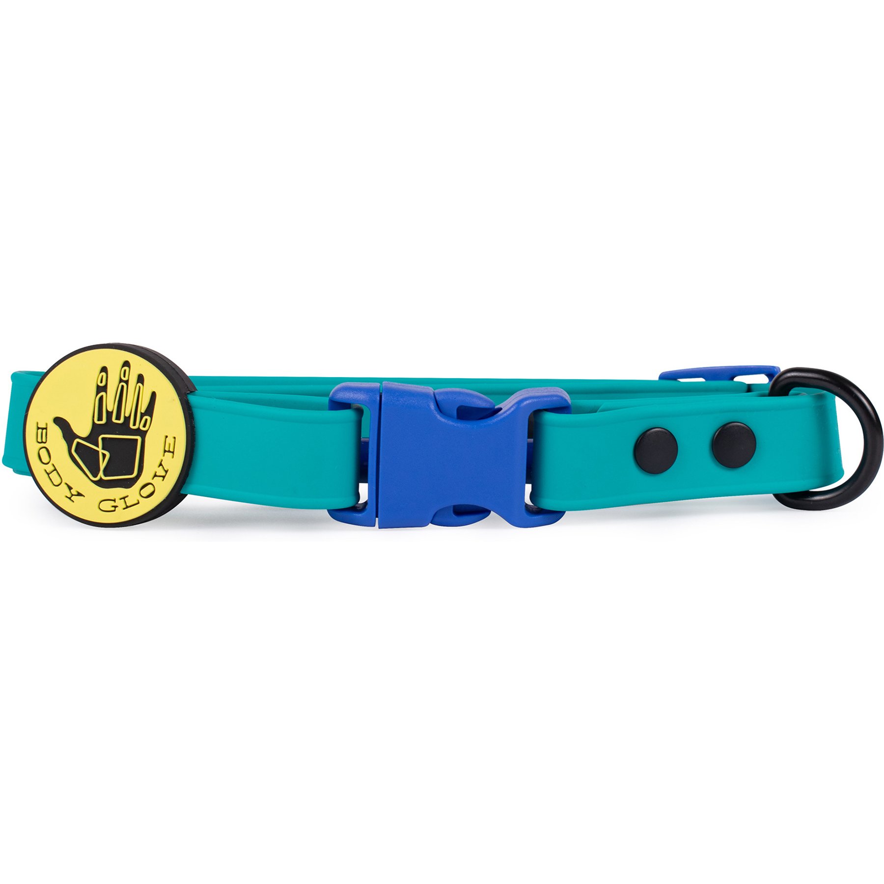 Body Glove Biothane Dog Collar, Teal, Medium: 13 to 16-in neck, 3/4-in wide