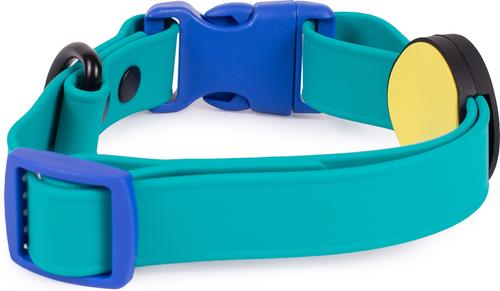 Show full view: Body Glove Biothane Dog Collar, Teal, Small: 11 to 13-in neck, 3/4-in wide slide 2 of 8
