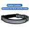 Show in main carousel: Pawtitas Personalized Reflective Dog Collar, Black, Medium: 13 to 22-in neck, 3/4-in wide slide 7 of 10