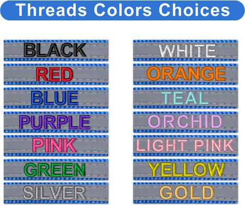 Show full view: Pawtitas Personalized Reflective Dog Collar, Blue, Large: 15 to 25-in neck, 1-in wide slide 2 of 10