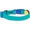 Show in main carousel: Body Glove Biothane Dog Collar, Teal, Large: 16 to 22-in neck, 1-in wide slide 2 of 8