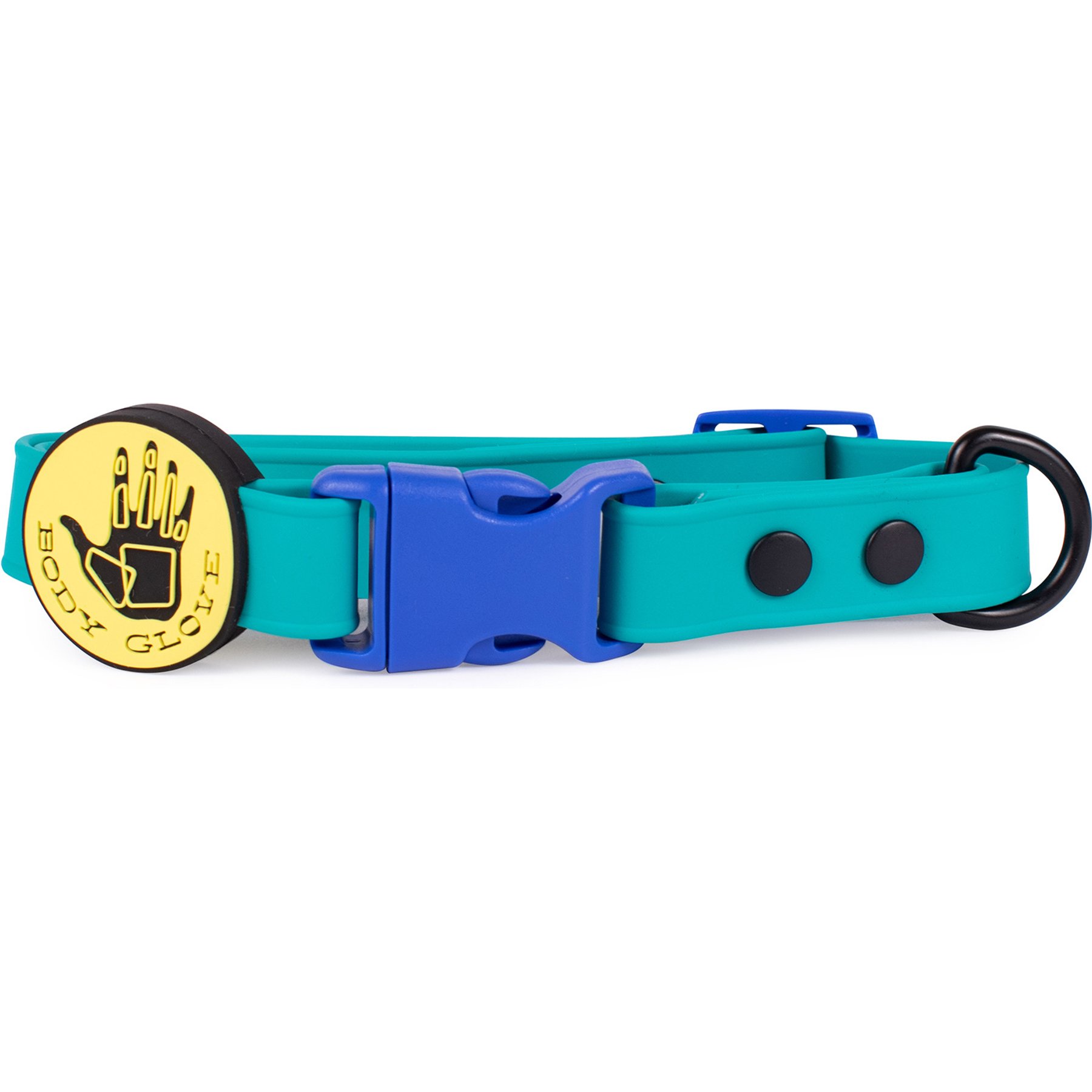 Body Glove Biothane Dog Collar, Teal, Small: 11 to 13-in neck, 3/4-in wide
