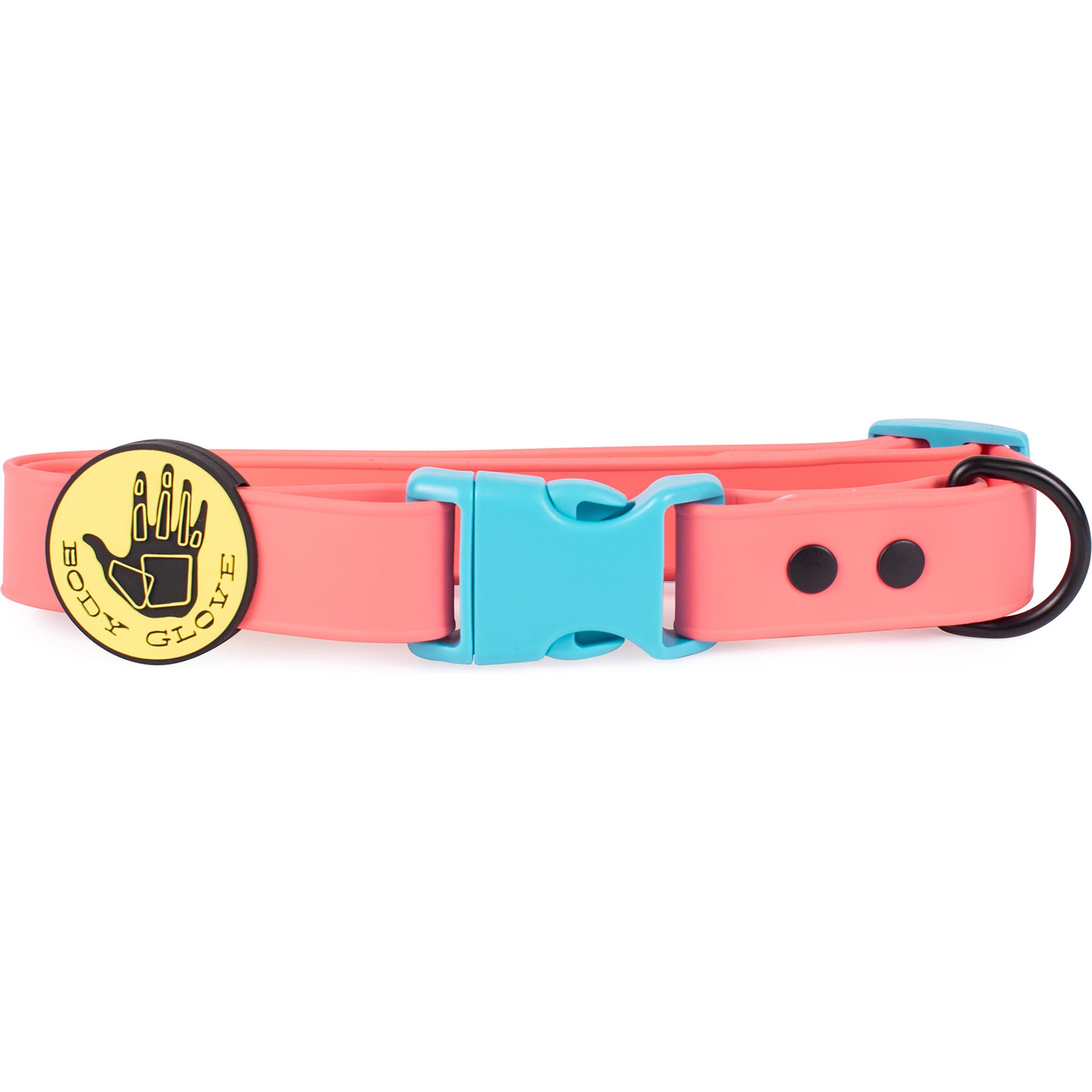 Body Glove Biothane Dog Collar, Sunset, Large: 16 to 22-in neck, 1-in wide