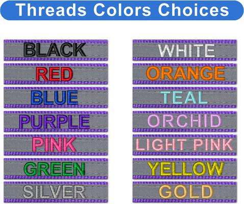 Show full view: Pawtitas Personalized Reflective Martingale Dog Collar, Purple, Small: 11 to 16-in neck, 5/8-in wide slide 2 of 10