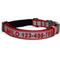 Show in main carousel: Pawtitas Personalized Reflective Dog Collar, Red, Large: 15 to 25-in neck, 1-in wide slide 1 of 10