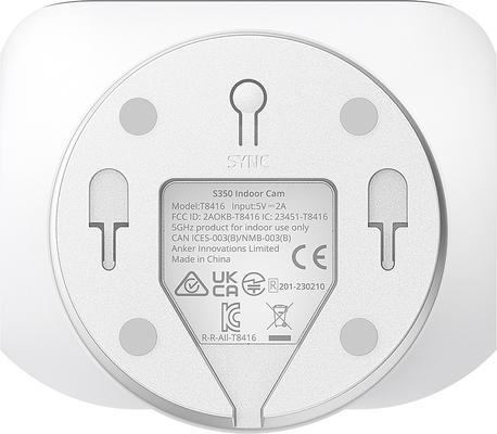 Show full view: Eufy S350 Dual-Lens Indoor Pan/Tilt Dog & Cat Camera slide 5 of 11