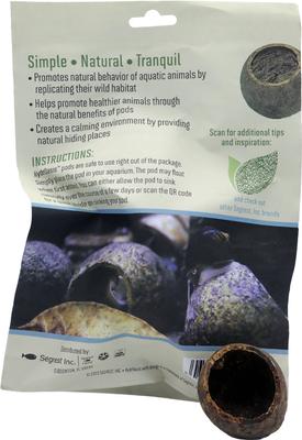 Show full view: HydrOasis Wood Apple Pod Fish Plant, 1 count slide 2 of 5