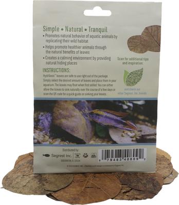 Show full view: HydrOasis Catappa Leaves Nano Fish Plant, 10 count slide 2 of 9