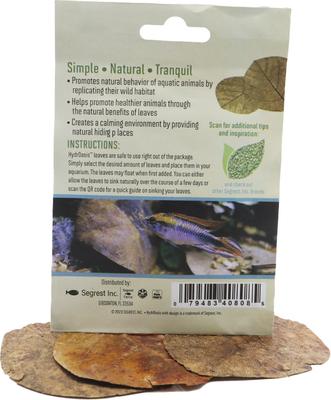 Show full view: HydrOasis Catappa Leaves Nano Fish Plant, 3 count slide 2 of 9