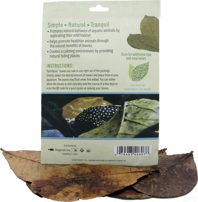 Show full view: HydrOasis Catappa Leaves Fish Plant, 10 count slide 2 of 9