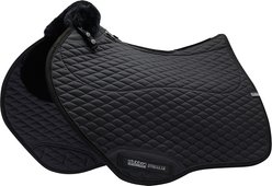 Stubben Streamline Lambswool Jumping Horse Saddle Pad, Black