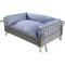 Show in main carousel: New Age Pet ecoFLEX Manhattan Raised Dog & Cat Bed with Cushion, Gray, X-Large slide 3 of 11