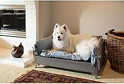 New Age Pet ecoFLEX Manhattan Raised Dog & Cat Bed with Cushion, Gray, X-Large