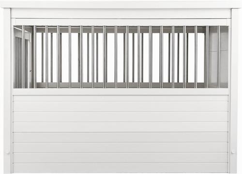 Show full view: New Age Pet ecoFLEX Single Door Furniture Style Dog Crate & End Table, Antique White, 42 inch slide 4 of 14