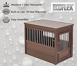 New Age Pet ecoFLEX Single Door Furniture Style Dog Crate & End Table, Russet, 42 inch slide 2 of 9