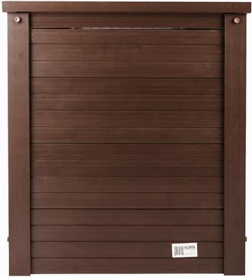 Show full view: New Age Pet ecoFLEX Single Door Furniture Style Dog Crate & End Table, Russet, 42 inch slide 5 of 13