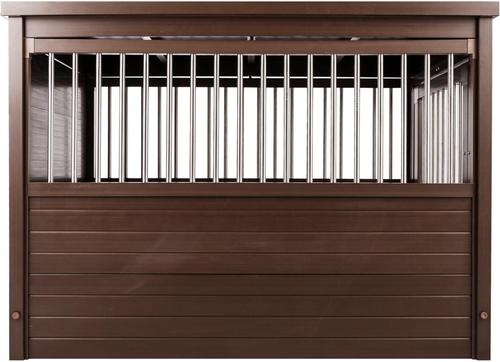 Show full view: New Age Pet ecoFLEX Single Door Furniture Style Dog Crate & End Table, Russet, 42 inch slide 4 of 13