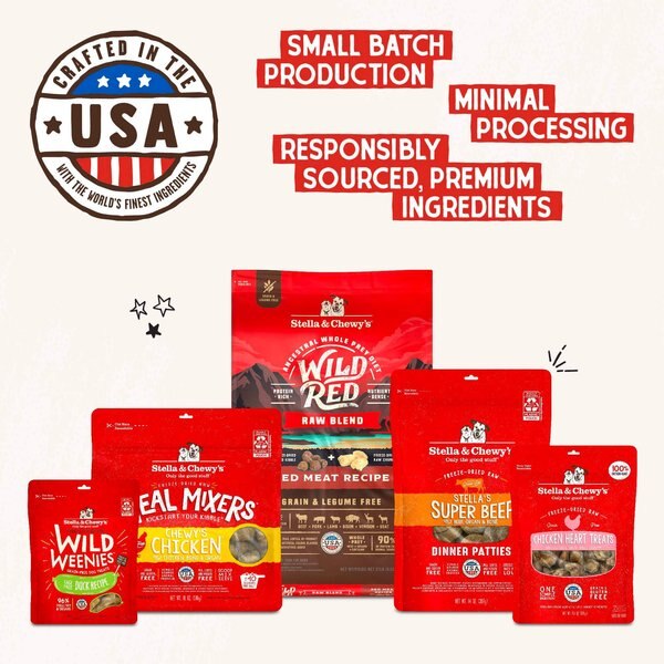 Stella & Chewy's Raw Coated Biscuits Cage-Free Chicken Recipe Freeze-Dried Grain-Free Dog Treats