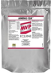 Med-Vet Pharmaceuticals (MVP) Amino 15X Powder Horse Supplement, 1.5-lb