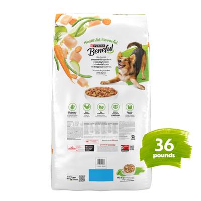 Show full view: Purina Beneful Healthy Weight with Farm-Raised Chicken Dry Dog Food, 36-lb bag slide 3 of 13