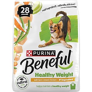 Purina Beneful Healthy Weight with Farm-Raised Chicken Dry Dog Food, 28-lb bag