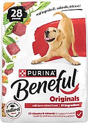 Purina Beneful Originals with Farm-Raised Beef Real Meat Dog Food, 28-lb bag