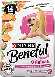 Purina Beneful Originals with Natural Salmon Dry Dog Food, 14-lb bag