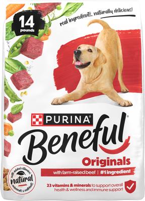 Purina Beneful Originals with Farm-Raised Beef Real Meat Dog Food