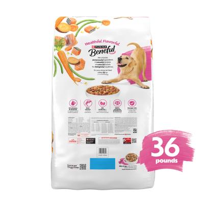Show full view: Purina Beneful Originals with Natural Salmon Dry Dog Food, 36-lb bag slide 3 of 13