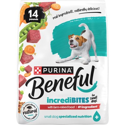 Purina Beneful Purina Beneful IncrediBites with Farm-Raised Beef Small Breed Dry Dog Food, 14-lb bag