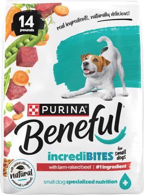 Purina Beneful IncrediBites with Farm-Raised Beef Small Breed Dry Dog Food