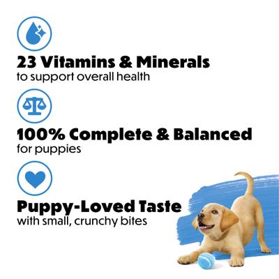 Show full view: Purina Beneful Healthy Puppy with Farm Raised Chicken High Protein Dry Dog Food, 3.5-lb bag slide 5 of 12