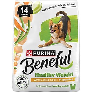 Purina Beneful Healthy Weight with Farm-Raised Chicken Dry Dog Food, 14-lb bag