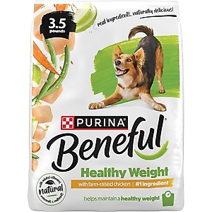 Purina Beneful Healthy Weight with Farm-Raised Chicken Dry Dog Food, 3.5-lb bag