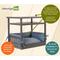 Show in main carousel: New Age Pet Sundown Nightstand Dog Bed, Grey slide 9 of 10