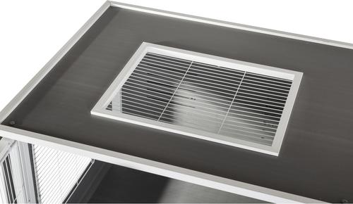 Show full view: New Age Pet ECOFLEX Cozy Critter Chateau Small Pet Habitat, Grey slide 6 of 12