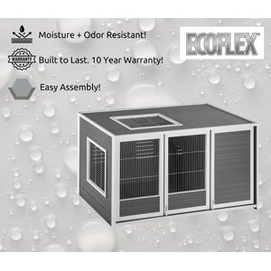 New Age Pet ECOFLEX Cozy Critter Chateau Small Pet Habitat, Grey