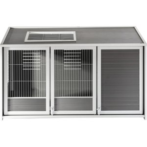 New Age Pet ECOFLEX Cozy Critter Chateau Small Pet Habitat, Grey