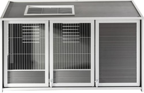 Show full view: New Age Pet ECOFLEX Cozy Critter Chateau Small Pet Habitat, Grey slide 4 of 12