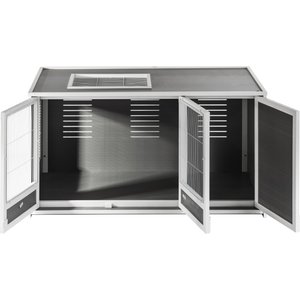 New Age Pet ECOFLEX Cozy Critter Chateau Small Pet Habitat, Grey