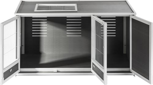 Show full view: New Age Pet ECOFLEX Cozy Critter Chateau Small Pet Habitat, Grey slide 3 of 12