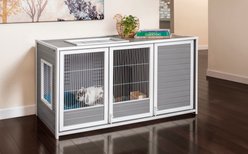 New Age Pet ECOFLEX Cozy Critter Chateau Small Pet Habitat, Grey