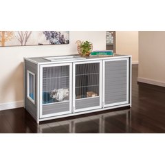 New Age Pet ECOFLEX Cozy Critter Chateau Small Pet Habitat, Grey