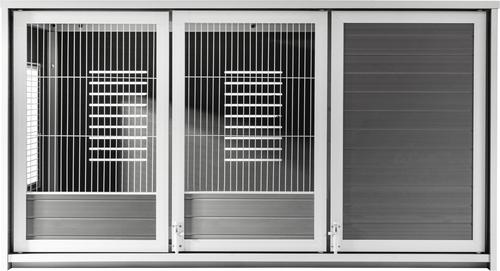 Show full view: New Age Pet ECOFLEX Cozy Critter Chateau Small Pet Habitat, Grey slide 2 of 12